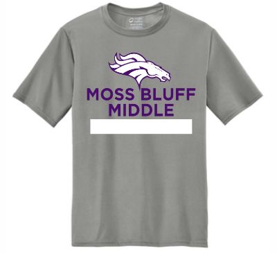 Picture of Moss Bluff Middle School PE Uniform TOP