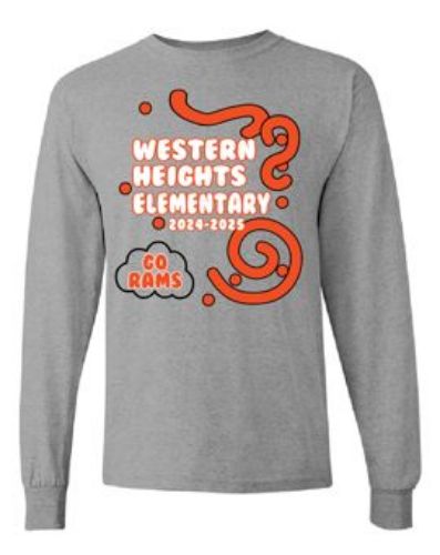 Picture of Western Heights Elementary SPIRIT SHIRT Long Sleeve T-Shirts