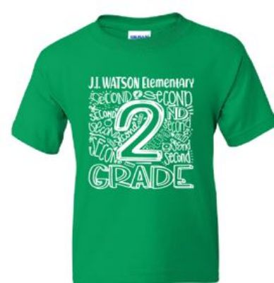 Picture of J.I. Watson Elementary SECOND GRADE Shirt