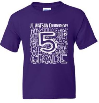 Picture of J.I. Watson Elementary FIFTH GRADE Shirt