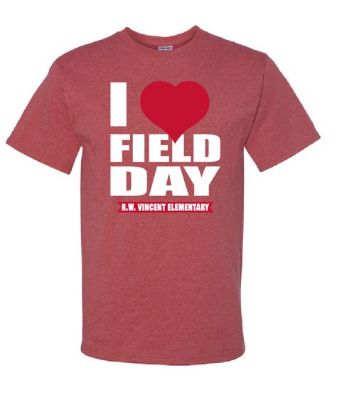 Picture of R.W. Vincent Elementary Field Day Shirt : KINDERGARTEN