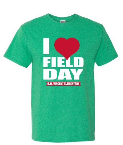 Picture of R.W. Vincent Elementary Field Day Shirt : 3rd Grade