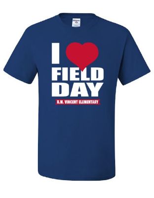 Picture of R.W. Vincent Elementary Field Day Shirt : 4th Grade