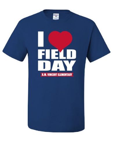 Picture of R.W. Vincent Elementary Field Day Shirt : 4th Grade