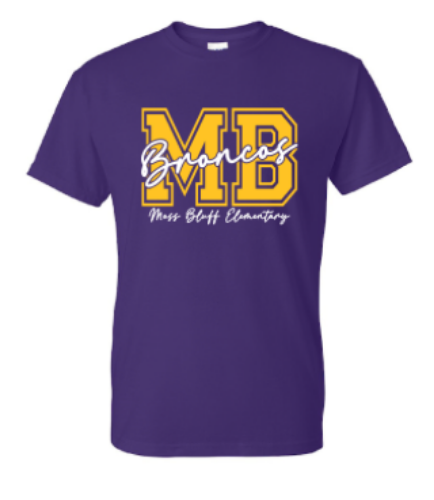 Picture of Moss Bluff ELEMENTARY SHORT SLEEVE T-Shirt