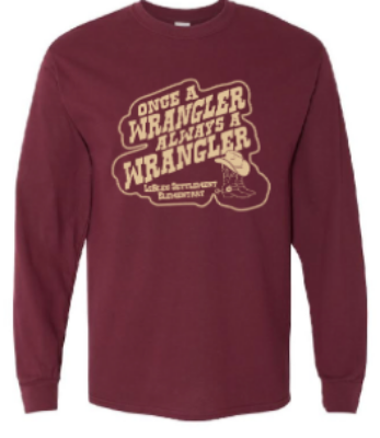 Picture of LeBleu Settlement Elementary ONCE A WRANGLER LONG SLEEVE T-Shirt