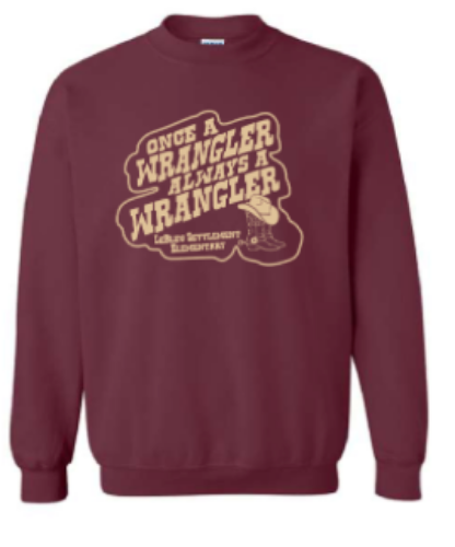 Picture of LeBleu Settlement Elementary MAROON SWEATSHIRT
