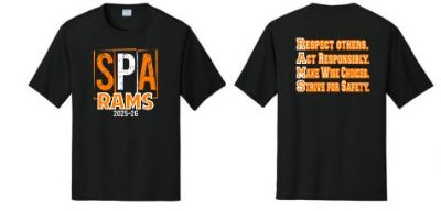 Picture of S.P. Arnett Middle School  SHORT SLEEVE BLACK DRI FIT