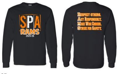 Picture of S.P. Arnett Middle School LONG SLEEVE BLACK  DRI FIT