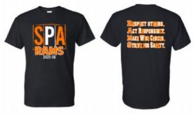 Picture of S.P. Arnett Middle School BLACK SHORT SLEEVE 50/50 T-Shirt