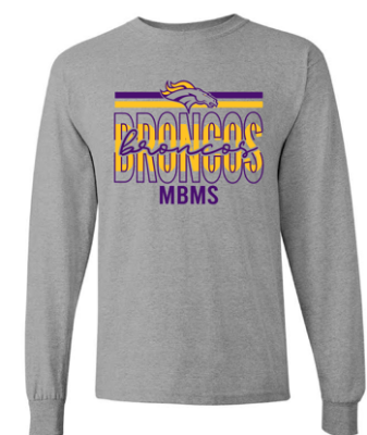 Picture of Moss Bluff MIDDLE School LONG SLEEVE T-Shirt