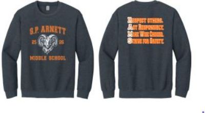 Picture of S.P. Arnett Middle School GREY SWEATSHIRT