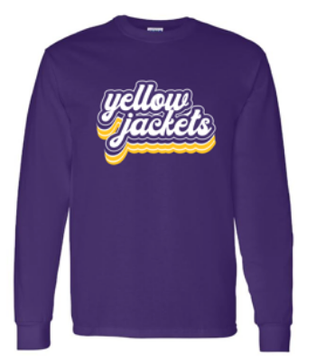 Picture of J.I. Watson Elementary  PURPLE LONG Sleeve T-Shirt