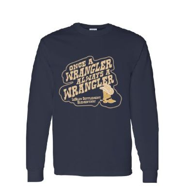Picture of LeBleu Settlement Elementary ONCE A WRANGLER LONG SLEEVE T-Shirt
