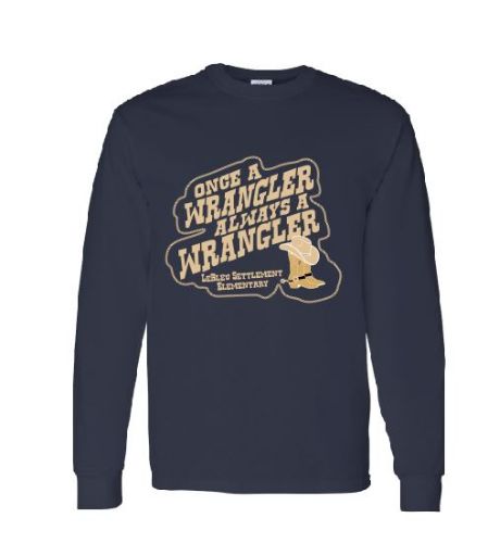 Picture of LeBleu Settlement Elementary ONCE A WRANGLER LONG SLEEVE T-Shirt