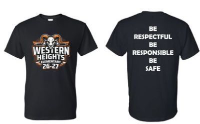 Picture of Western Heights Elementary SPIRIT SHIRT Short Sleeve
