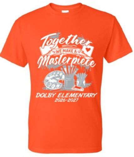 Picture of Dolby Elementary KINDERGARTEN ORANGE T-Shirt