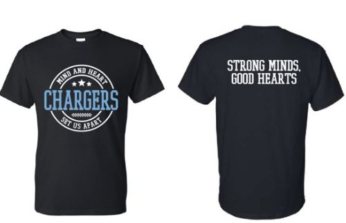 Picture of Lake Charles Charter Academy BLACK SHORT sleeve 50/50 T-Shirts